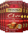 Twinings Lemon & Ginger, Caffeine-Free Herbal Tea Bags, 100 CT Box (1 Pack) | Spicy & Tangy, Ginger, Lemon Peel, Lemongrass, Blackberry Leaves, Soothe Digestion, 100 Foil Lined Individually Wrapped Bags