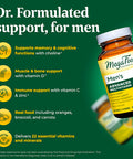 MegaFood Men'S Advanced Multivitamin For Men - Doctor -Formulated - Choline Vitamin B12 Vitamin D Vitamin C & Zinc - Brain Health & Immune Support - Non-Gmo - Vegetarian - 120 Tabs (60 Servings)