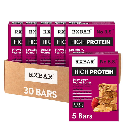 RXBAR High Protein Bars, Gluten Free, Protein Snacks, Variety Pack (10 Bars)