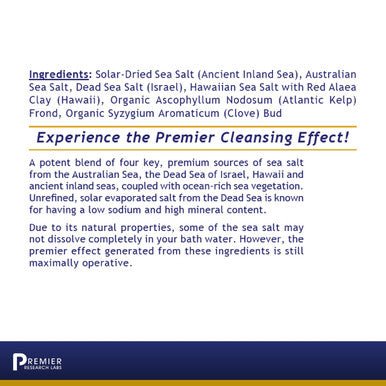 Premier Research Labs Medi-Soak - Supports Feet Or Whole Body Cleansing - Features Bath Salts Formula With Ocean-Rich Sea Vegetat