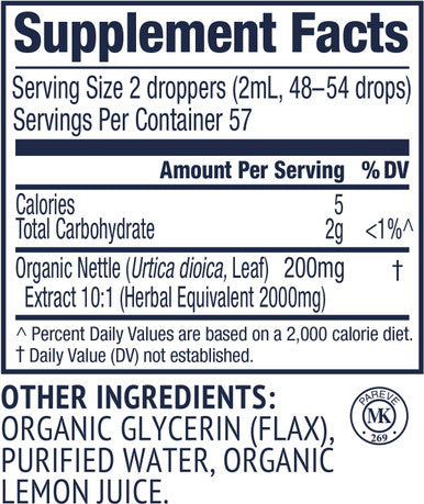 Vimergy USDA Organic Nettle Leaf Liquid