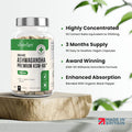 Vitabright Organic Ashwagandha KSM 66 5500mg Ashwagandha High Strength - Ashwaganda KSM66 5% Withanolides 90 Vegan Capsules (3 Months) Pure Ashwagandha Root Powder Capsules (not Ashwagandha Tablets) VitaBright