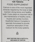 HealthAid Calcium Complete 800mg - 120 Vegan Tablets
