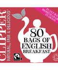 Clipper Organic English Breakfast Tea 80 Bags