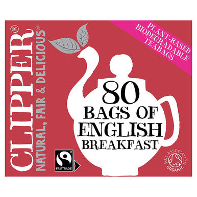 Clipper Organic English Breakfast Tea 80 Bags