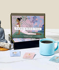 Thoughtfully Gourmet Yoga Vibes Tea Set Tea Sampler Includes 6 Flavors of Tea with Inspirational Quotes Great Yoga s for Women Set of 90