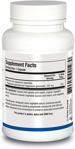 Biotics Research Mg-Zyme Magnesium Glycinate Improves Sleep, Promotes Relaxation, and Supports Overall Cardiovascular Health, 100 Capsules