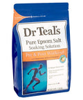 Dr Teal's Epsom Salt Bath Combo 4-Pack (12 lbs Total), Pre and Post Workout with Magnesium Sulfate and Menthol, and Soothe & Sleep with Lavender