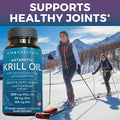 Antarctic Krill Oil, Elderberry Vitamin C & Zinc and Triple-Strength Omega 3 Fish Oil Bundle, 1250 mg Krill Oil & 2,200 mg Fish Oil Providing Omega 3 EPA and DHA, Elderberry for Immune Support