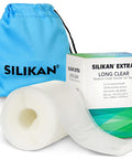 Clear Extra-Long Silicone Gel Scar Tape- Reusable Scar Healing After Surgery Must Have Strips Surgical Scars, C-Section Tummy Tuck Recovery, Face Neck Scar Treatment