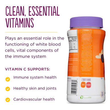 Solgar U-Cubes Children'S Vitamin C 90 Gummies - Includes 2 Great-Tasting Flavors Orange & Strawberry - Immune Support - For Ages 2 & Up - Non Gmo Vegan Gluten Free Dairy Free - 45 Servings