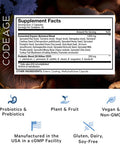 Codeage SBO Probiotics 50 Billion CFUs Per Serving Multi Strain Soil Based Organisms Blend and Organic Fermented Botanical Blend Shelf-Stable 90 Capsules