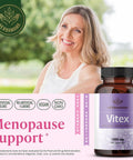 Herbamama Vitex Berry Capsules â€“ Natural Menopause Supplements For Women â€“ 1000Mg Vitex Chasteberry Fruit Per Serving For Menopause Support â€“ Vegan Non-Gmo â€“ 50-Day Supply