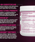 Pescience Complete-Gi Gut Health Powder Probiotics For Women And Men Digestive Enzymes Prebiotic Fiber L Glutamine Pepzin Gi Zinc Carnosine Raspberry Flavor 30 Servings
