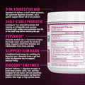Pescience Complete-Gi Gut Health Powder Probiotics For Women And Men Digestive Enzymes Prebiotic Fiber L Glutamine Pepzin Gi Zinc Carnosine Raspberry Flavor 30 Servings