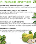 FreshDrinkUS, Premium 50 Mulberry Leaf Tea Bags, 100% Natural & Pure from Mulberry Leaves. Herbal Tea. Made with Natural Material Tea Bags. No Sugar, No Caffeine, No Gluten, Vegan.