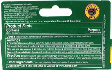Curad Germ Shield Antimicrobial Gel 0.50 oz (Pack of 3)