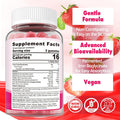 Iron Bisglycinate 26Mg Filled Gummies- Gentle Beet Root Iron Gummy Plus Vitamin C, Supplement Iron With B12 & Folate For Women & Men, Iron Deficiency, Immune & Energy Support, Sugar-Free, Vegan,120Cts