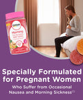 Centrum Morning Sickness Relief Gummies Citrus Ginger Flavor - 60 Count Up To 60 Day Supply