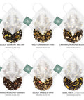Teabloom Organic Black Forest Pyramid Tea Presentation Box 12 Assorted Black Tea Blends USDA Organic Whole-Leaf Pyramid Tea Sachets