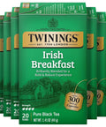Twinings Lemon & Ginger, Caffeine-Free Herbal Tea Bags, 100 CT Box (1 Pack) | Spicy & Tangy, Ginger, Lemon Peel, Lemongrass, Blackberry Leaves, Soothe Digestion, 100 Foil Lined Individually Wrapped Bags