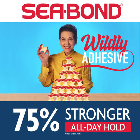 Sea-Bond Sea Bond Secure Denture Adhesive Seals Multipack Zinc Free All Day Hold Mess Free Original Uppers And Lowers 30 Each