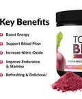 Force Factor Total Beets Beet Root Powder with Energy, NO3-T s to Support Circulation, Pressure, Flow, and Stamina - Plus Green Tea Extract. A Superfood Supplement, 30 Servings