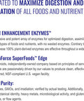 HealthForce SuperFoods Digestion Enhancement Enzymes- All Natural Plant Sourced Enzyme Supplement, Promotes Healthy Gut - Gluten Free, 120 Count (Pack of 1)