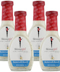 Skinnygirl Sugar Free Gluten Free Avocado Oil Salad Dressing, Creamy Caesar, 11.5 Ounce