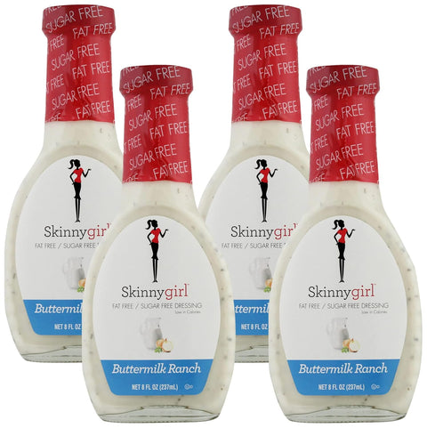 Skinnygirl Sugar Free Gluten Free Avocado Oil Salad Dressing, Creamy Caesar, 11.5 Ounce