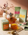 Luxmi Estates Herbal Tea Collection 25 Tea Bags EA x 3 | Turmeric Tea Ashwagandha Tea African Rose Tea | USDA Organic Herbal Tea