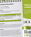 Black Maca Root Capsules For Women & Men, 180 (2 A Day) Maca Root Extract Equal To 11,000Mg Pure Organic Maca Root Powder, Yellow & Black Maca Complex + Black Pepper For Better Absorption - Vitabright