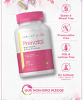 Carlyle Prenatal Vitamins for Women | 120 Capsules | Multivitamin and Mineral Formula with Folic Acid | Non-GMO and Gluten Supplement | for Her