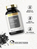 Calcium | 1200mg | with Vitamin D3 | 300 Tablets | Vegetarian, Non-GMO, and Gluten Free | by Carlyle