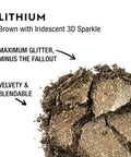 Urban Decay Moondust Eyeshadow Compact Lithium All Nighter LongLasting Makeup Setting Spray 1 fl oz Brown with Iridescent 3D Sparkle Maximum Glitter Minimum Fallout