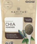 Navitas Organics Chia Seeds Ã¢â‚¬â€œ For Chia Pudding, Smoothies, Baking, Salads & More Ã¢â‚¬â€œ Omega 3, Fiber, Minerals - USDA Organic, Non GMO, Kosher, Gluten Free, Keto (8oz. Bag, 8 Servings)