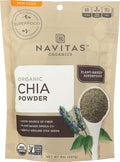 Navitas Organics Chia Seeds Ã¢â‚¬â€œ For Chia Pudding, Smoothies, Baking, Salads & More Ã¢â‚¬â€œ Omega 3, Fiber, Minerals - USDA Organic, Non GMO, Kosher, Gluten Free, Keto (8oz. Bag, 8 Servings)