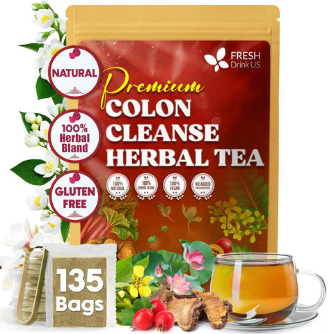 FreshDrinkUS, Premium 75 Mulberry Leaf Tea Bags, 100% Natural & Pure from Mulberry Leaves. Loose Leaf Herbal Tea. Made with Natural Material Tea Bags. No Sugar, No Caffeine, No Gluten, Vegan.