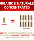 Organic Moringa Capsules Organic Moringa Oleifera Capsules Natural Herbal Supplement from Moringa Leaves USDA Organic Vegan Moringa Leaf Capsules Superplant 60 Moringa Pills