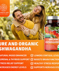 N1N Premium Organic Ashwagandha 1360mg Black Pepper Extract 90 Tablets