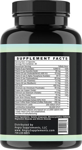Probiotic Immunity Supplement Ã¢â‚¬â€œ Probiotic Infused Multi-Vitamin With Zinc, Chromium, Selenium & Essential Vitamins Ã¢â‚¬â€œ Supports Healthy Gut Flora, Digestive Health, And Immune System (1-Bottle)