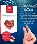 Healthspan Krill Oil 1,200mg | Super Strength | 60 Capsules | Sustainably Sourced | Vanilla Flavoured | Astaxanthin | Marine Phospholipids