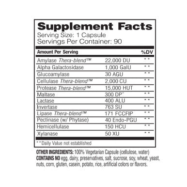 Enzymedica Veggiegest, Digestive Enzymes For Vegan, Vegetarian And Raw Diets, Prevents Gas And Bloating, 90 Capsules (Ffp)