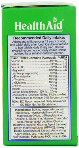 Health Aid Neuroforte (Amino Acid, B Vitamin Complex) 30 Tablets