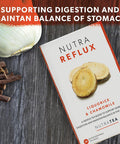 Nutra Tea NUTRAREFLUX - Acid Reflux Tea | Heartburn Relief Tea - Providing Upset Stomach Relief and GERD relief - Includes Slippery Elm Fennel & Licorice - 20 Enveloped Tea Bags - by - Herbal Tea