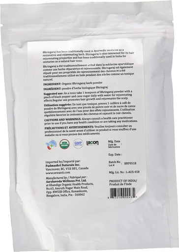 Sewanti Organic Bhringraj Powder (npn):80094106 200 gram