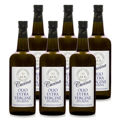 ROI Extra Virgin Olive Oil From Italy - Cucina Ligurian Olive Oil From Italy, First Cold Pressed, Pure, Polyphenol Rich Italian EVOO, 34 fl oz (1 liter)