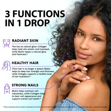 NUTRAHARMONY Gaba Capsules & Biotin Collagen Drops