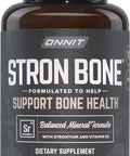 Onnit Stron Bone with Strontium and Vitamin K2 90 Capsules Formulated to Help Support Bone Health