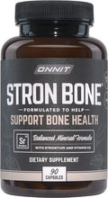 Onnit Stron Bone with Strontium and Vitamin K2 90 Capsules Formulated to Help Support Bone Health